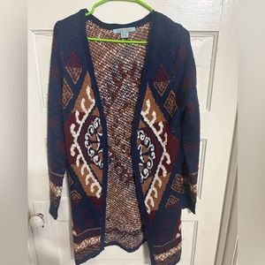 Flying Tomato open cardigan duster women’s XS